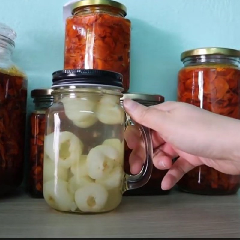 Bước 5 Đóng hộp nhãn ngâm đường Nhãn ngâm đường