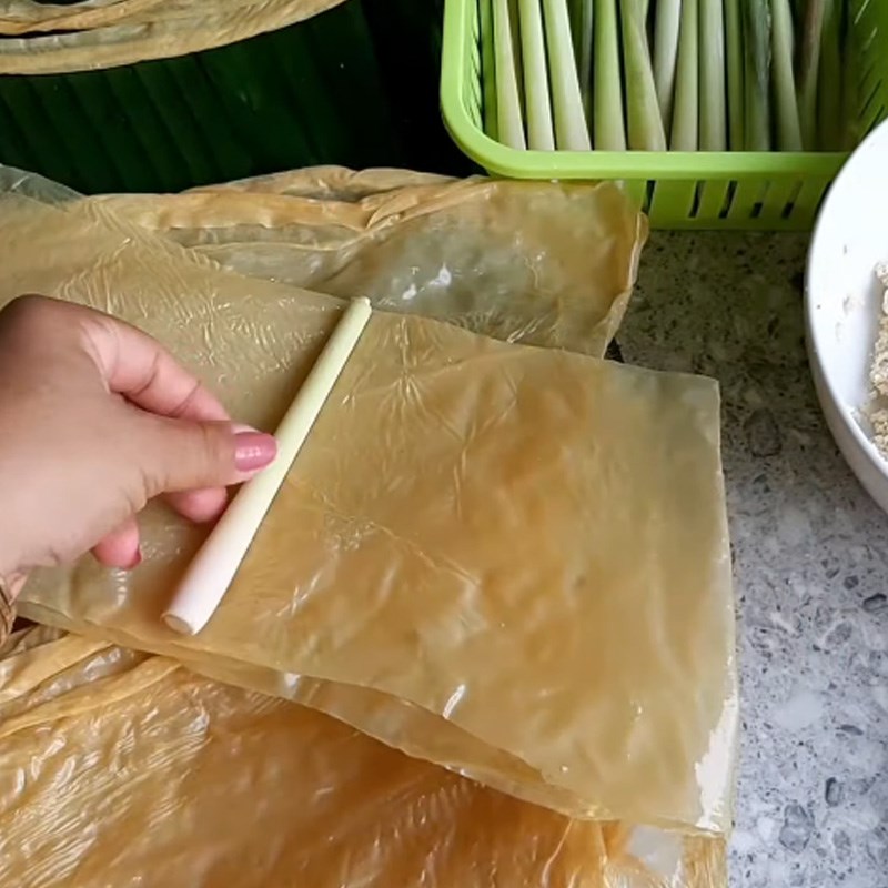 Bước 1 Sơ chế nguyên liệu Đùi gà chay