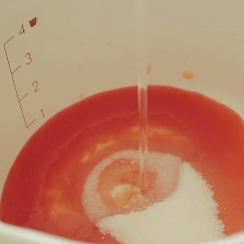 Bước 5 Đun siro bưởi Mousse bưởi