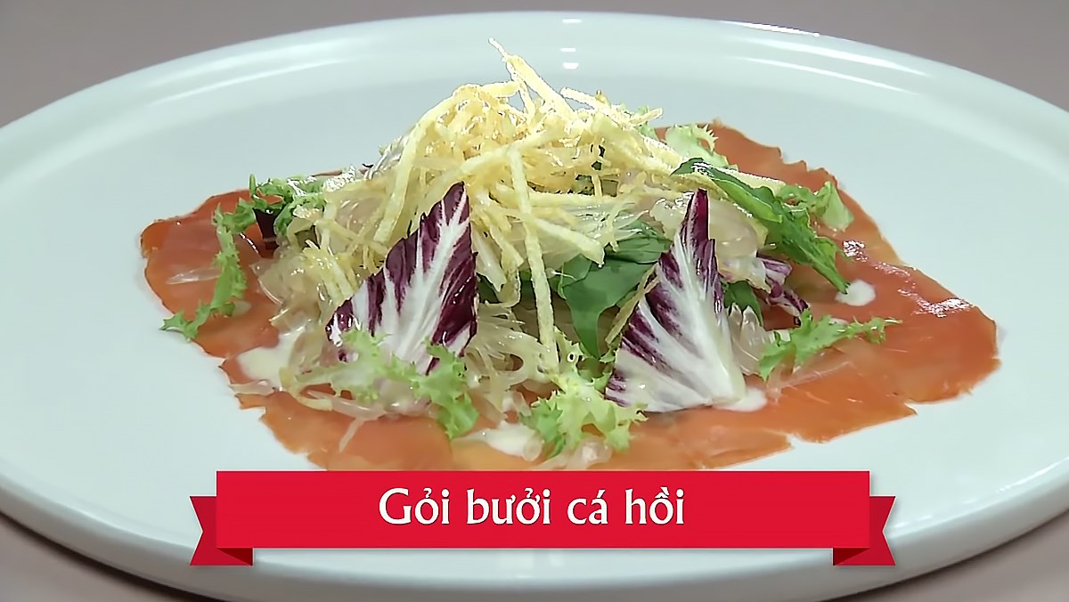 Gỏi bưởi cá hồi