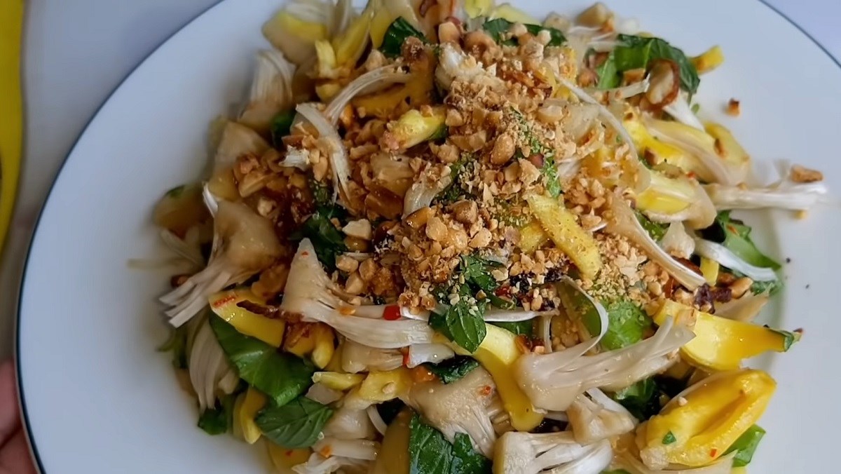Gỏi mít non chay