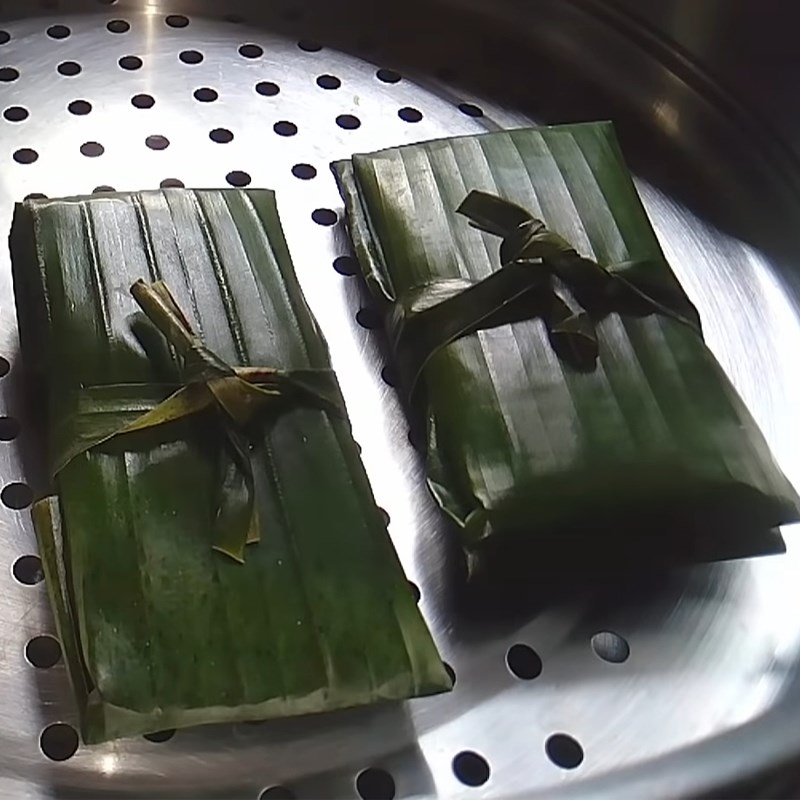 Bước 7 Hấp bánh Bánh nậm chay nhân nấm