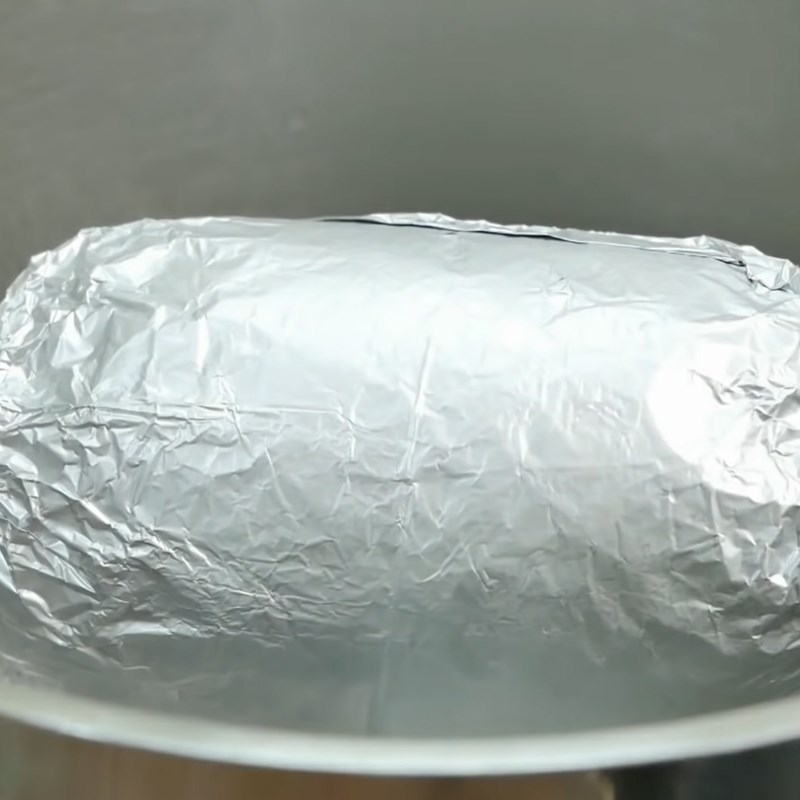 Bước 4 Hấp bánh Chả quế chay từ bột mì căn và đậu hũ