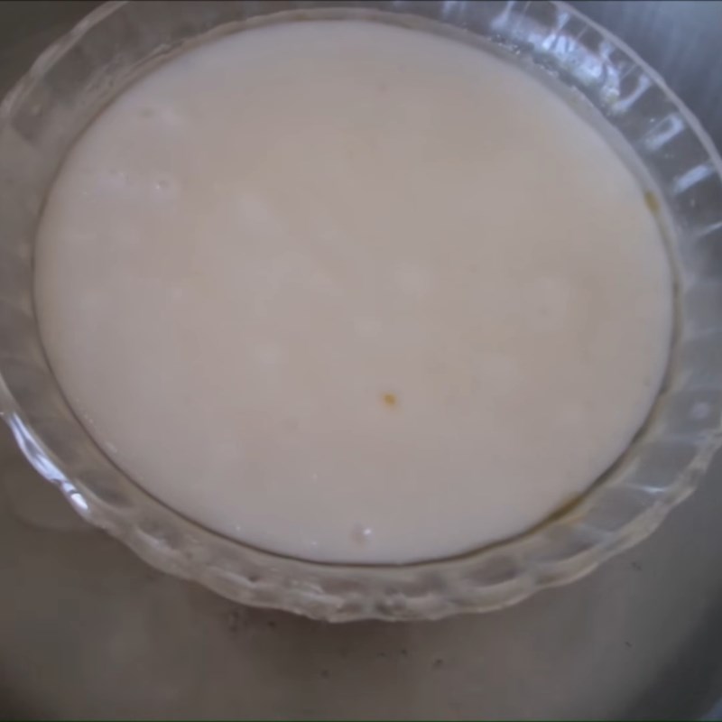 Bước 2 Hấp bột cách thủy Bánh gạo lắc phô mai