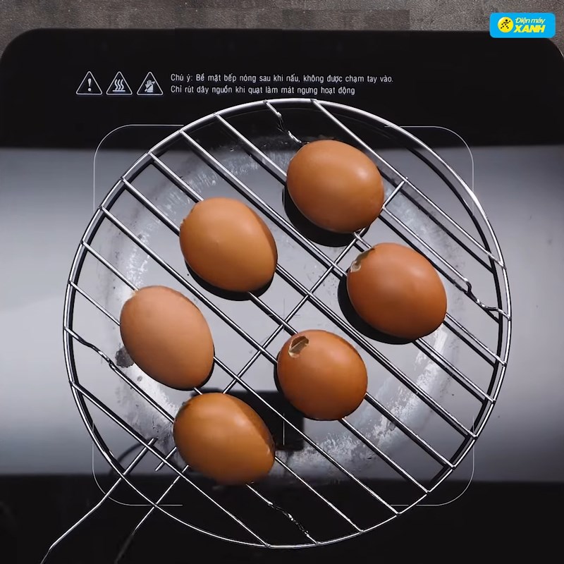 Bước 4 Hấp và nướng trứng Trứng gà nướng bằng lò nướng