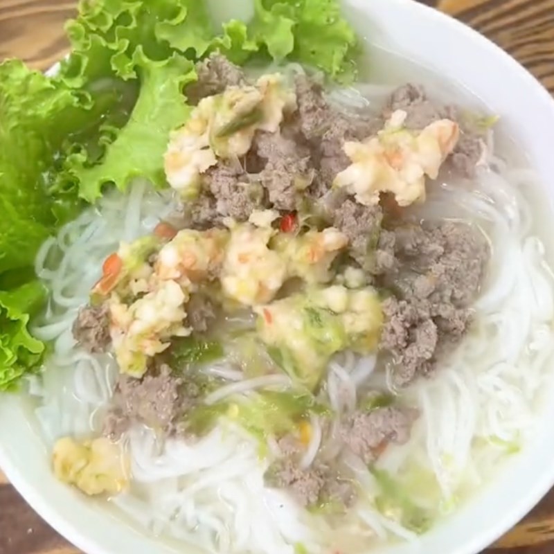 Bước 4 Hoàn thành Bún nước lèo (Công thức được chia sẻ bởi Tiktok Cách Nấu Ngon cùng Cách Nấu Ngon)
