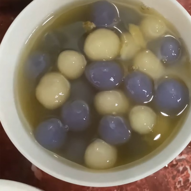 Bước 6 Hoàn thành Chè ỷ hoa đậu biếc