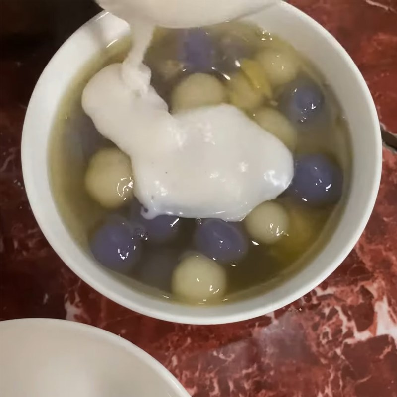 Bước 6 Hoàn thành Chè ỷ hoa đậu biếc