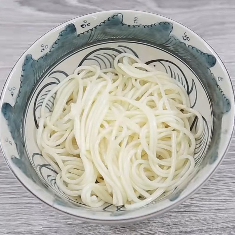 Bước 4 Hoàn thành Mì Udon rong biển