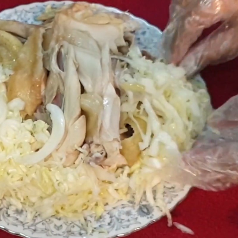 Bước 6 Hoàn thành Cháo gà nấm rơm