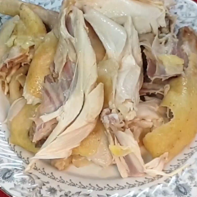 Bước 6 Hoàn thành Cháo gà nấm rơm
