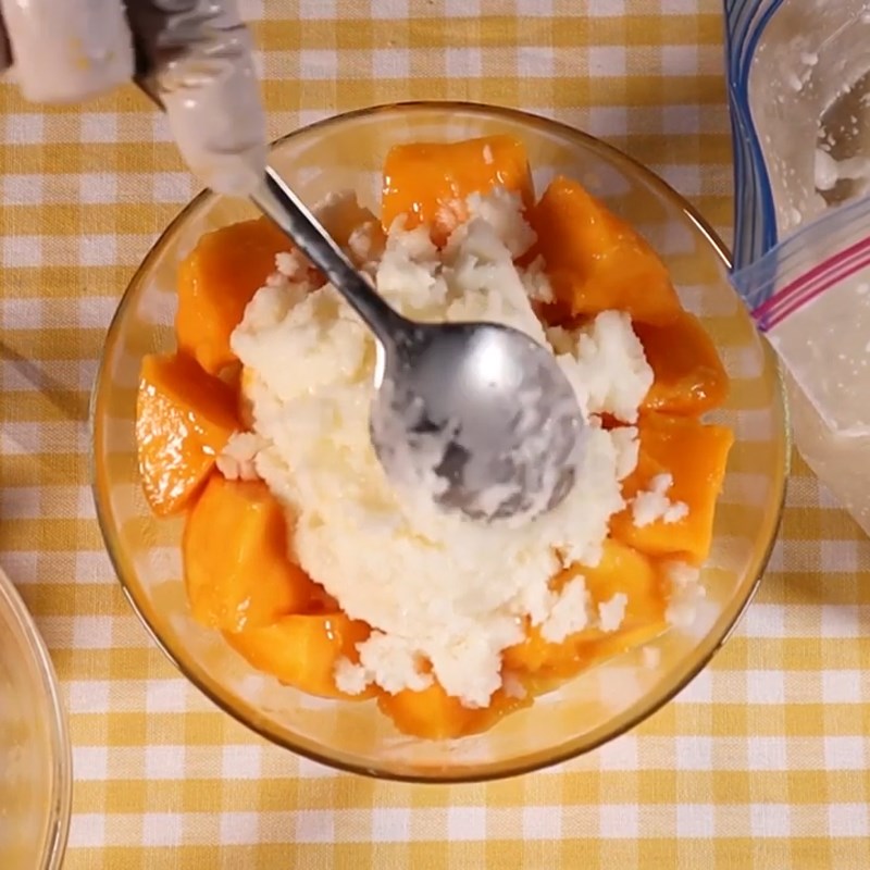 Bước 5 Hoàn thành Bingsu xoài