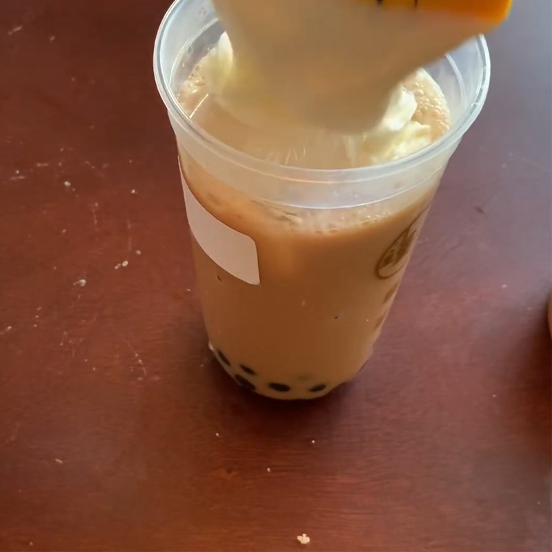 Bước 5 Hoàn thành Trà sữa kem phô mai tiramisu