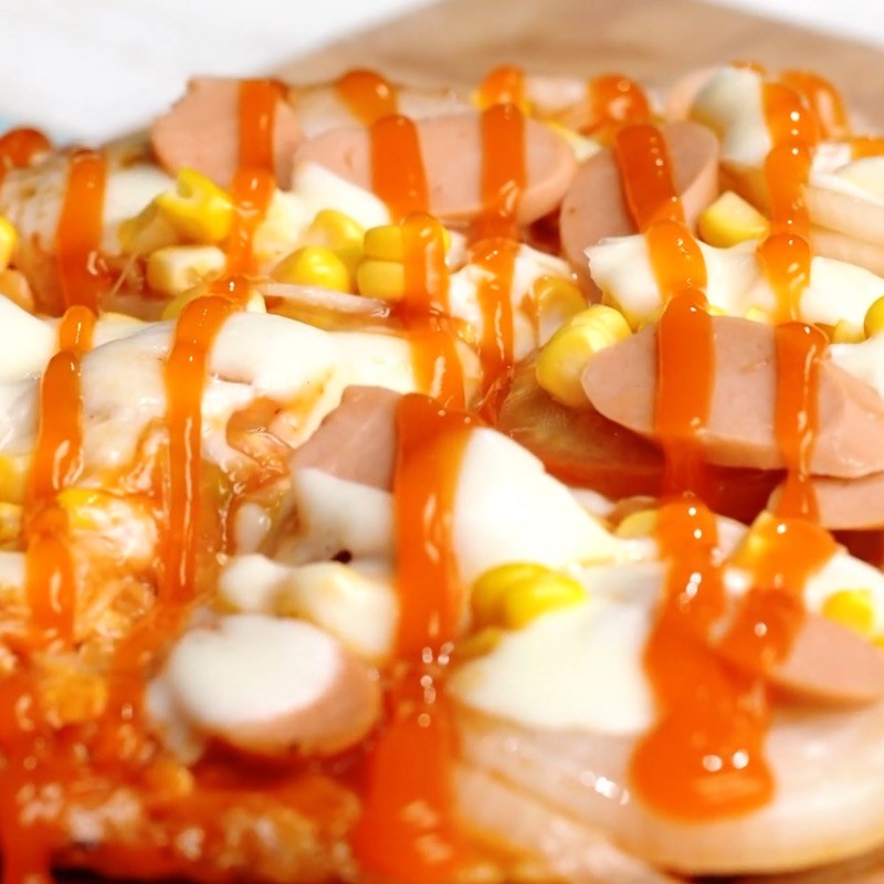 Bước 4 Hoàn thành Pizza mì gói