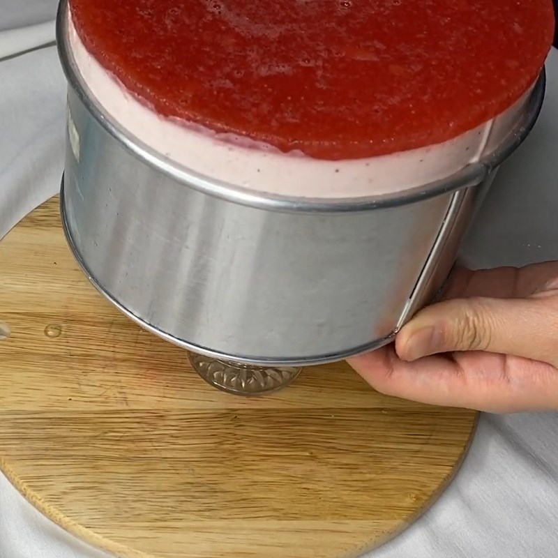 Bước 6 Hoàn thành Bánh pudding dâu