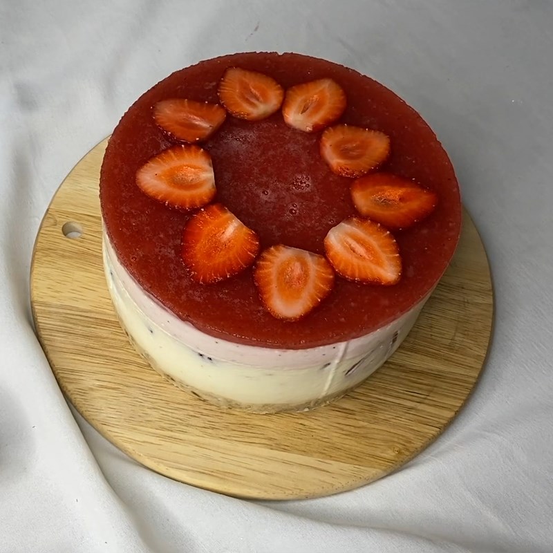 Bước 6 Hoàn thành Bánh pudding dâu