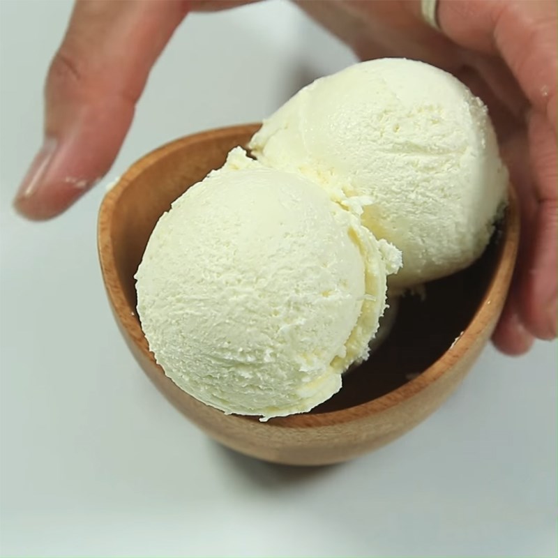 Bước 3 Hoàn thành Kem vanilla