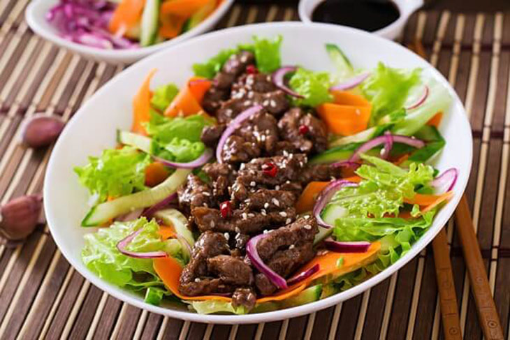 Bước 4 Thành phẩm Salad bơ thịt bò