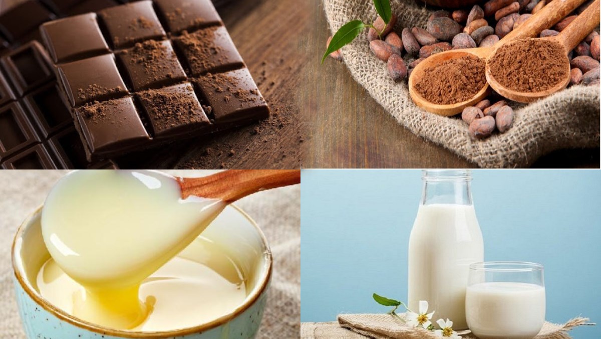 Nguyên liệu món ăn kem socola không cần whipping cream (kem sữa tươi)