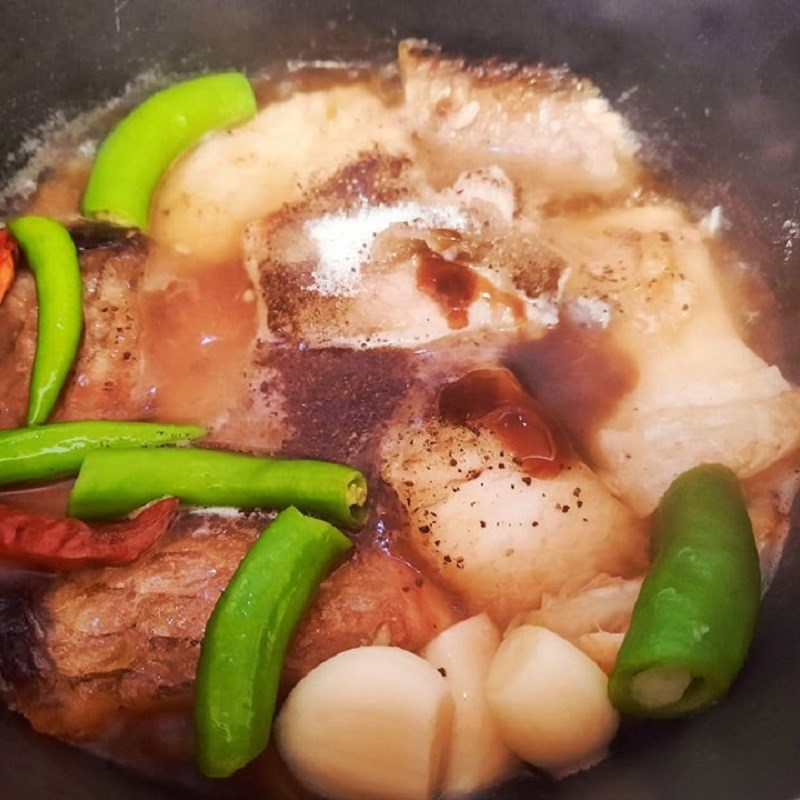 Bước 3 Kho cá Cá chép kho cay
