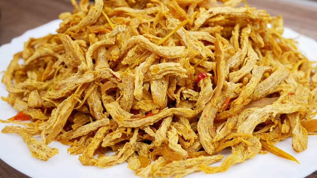 Khô gà bơ tỏi bằng lò nướng
