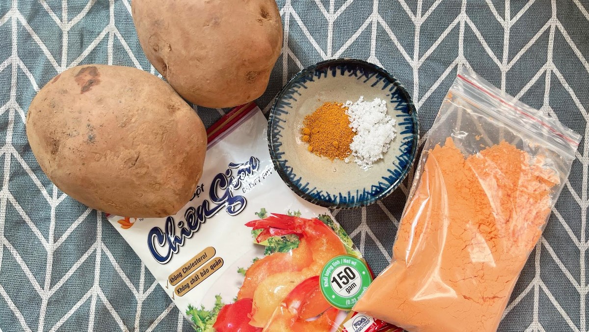 Nguyên liệu món ăn khoai tây chiên