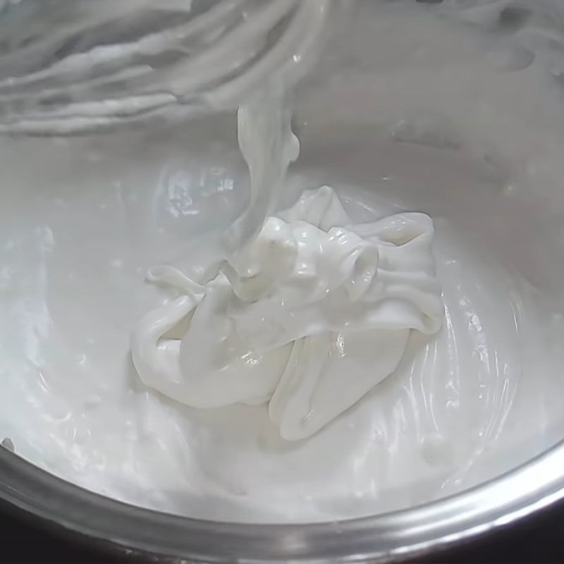 Bước 5 Khuấy bột Bánh nậm chay nhân nấm