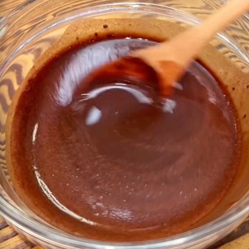 Bước 1 Khuấy tan bột milo Bánh cacao socola (Công thức được chia sẻ bởi Tiktok Cách Nấu Ngon cùng Cách Nấu Ngon)