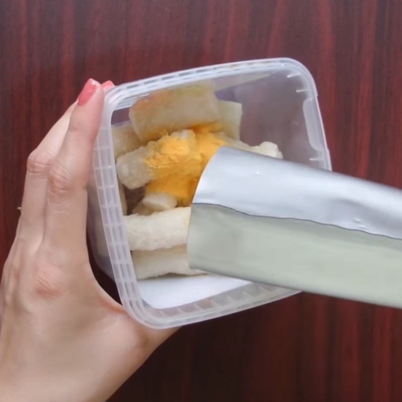 Bước 5 Lắc bánh gạo với phô mai Bánh gạo lắc phô mai