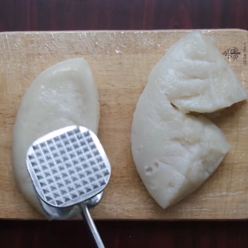 Bước 3 Làm bánh gạo Bánh gạo lắc phô mai
