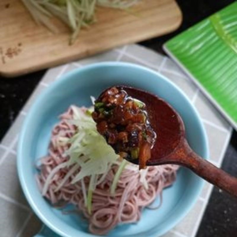 Bước 4 Làm bún gạo lứt trộn chay Bún gạo lứt trộn chay