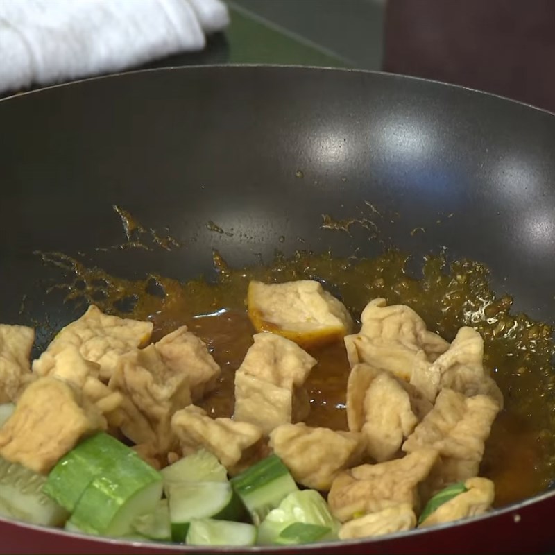 Bước 3 Làm đậu hũ kho Đậu hũ kho cà ri