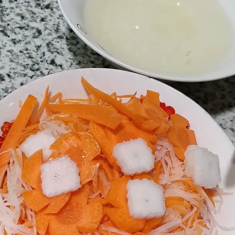 Bước 4 Làm đồ chua ăn kèm Cơm tấm gà nướng