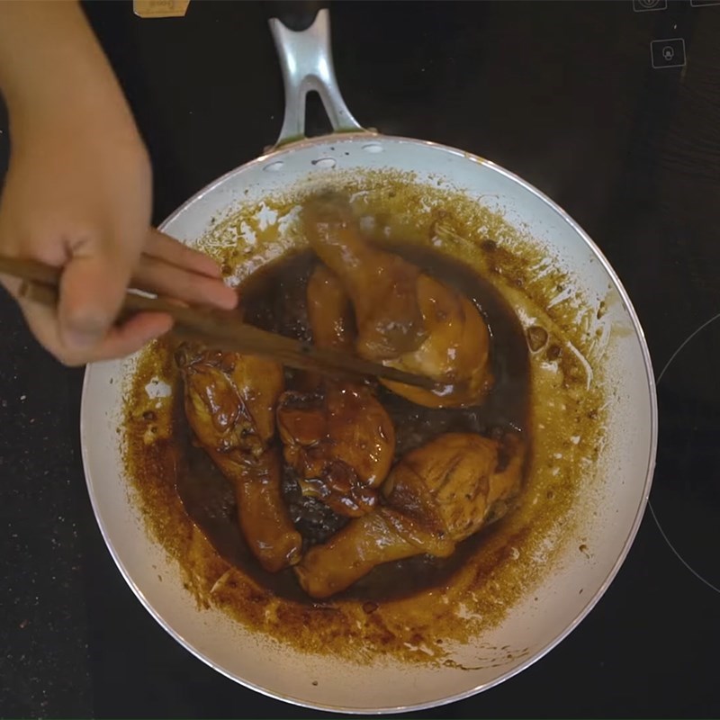Bước 3 Làm gà rôti Xôi gà rôti