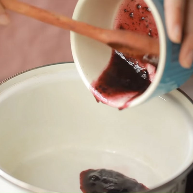 Bước 5 Làm hỗn hợp kem việt quất sữa chua và làm bánh mousse Bánh mousse việt quất sữa chua