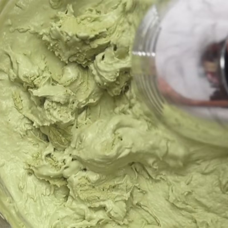 Bước 2 Làm kem matcha Kem matcha
