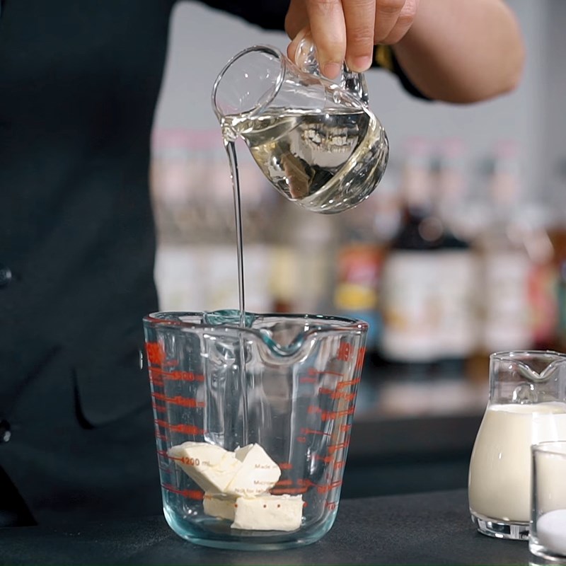Bước 2 Làm kem phô mai Trà sữa kem phô mai (có cream cheese)