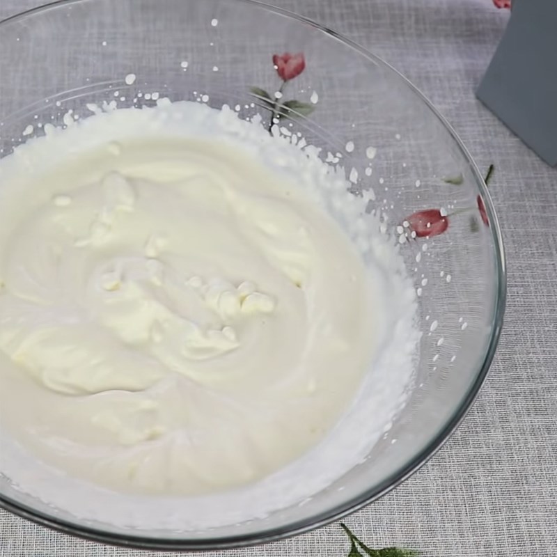 Bước 2 Làm kem xoài Bánh mochi kem xoài