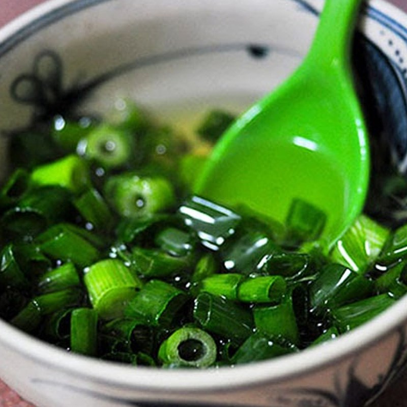Bước 2 Làm mỡ hành Vẹm xanh nướng mỡ hành