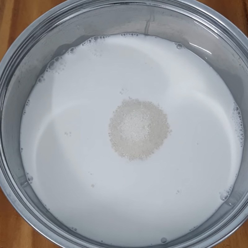 Bước 4 Làm nước cốt dừa Chè đậu trắng