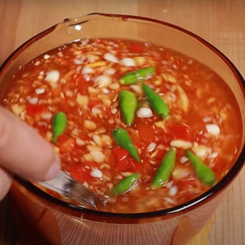 Bước 4 Làm nước ngâm gân bò Gân bò ngâm mắm