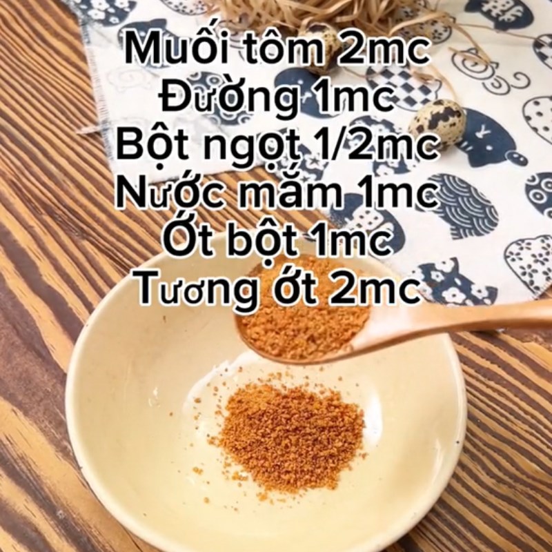 Bước 1 Làm nước sốt Chén trứng nướng (Công thức được chia sẻ từ Tiktok Cách Nấu Ngon cùng Cách Nấu Ngon)