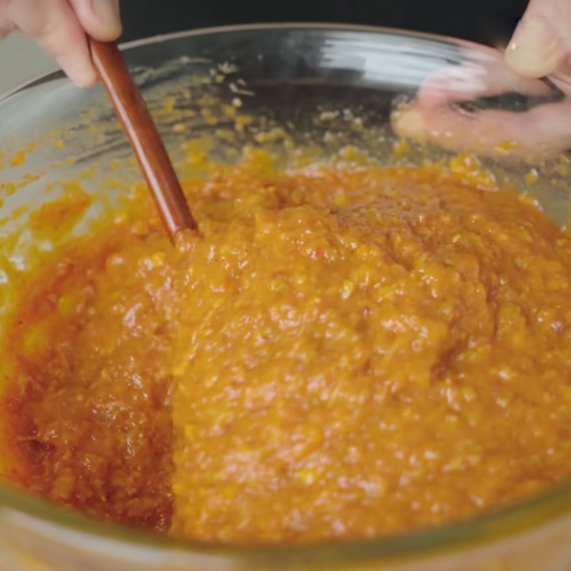 Bước 4 Làm riêu cua Bún riêu cua không cần cua