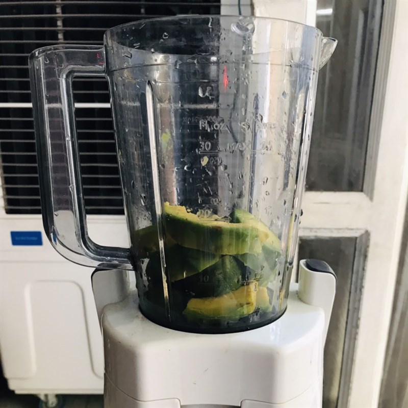 Bước 3 Làm sinh tố bơ Sinh tố bơ