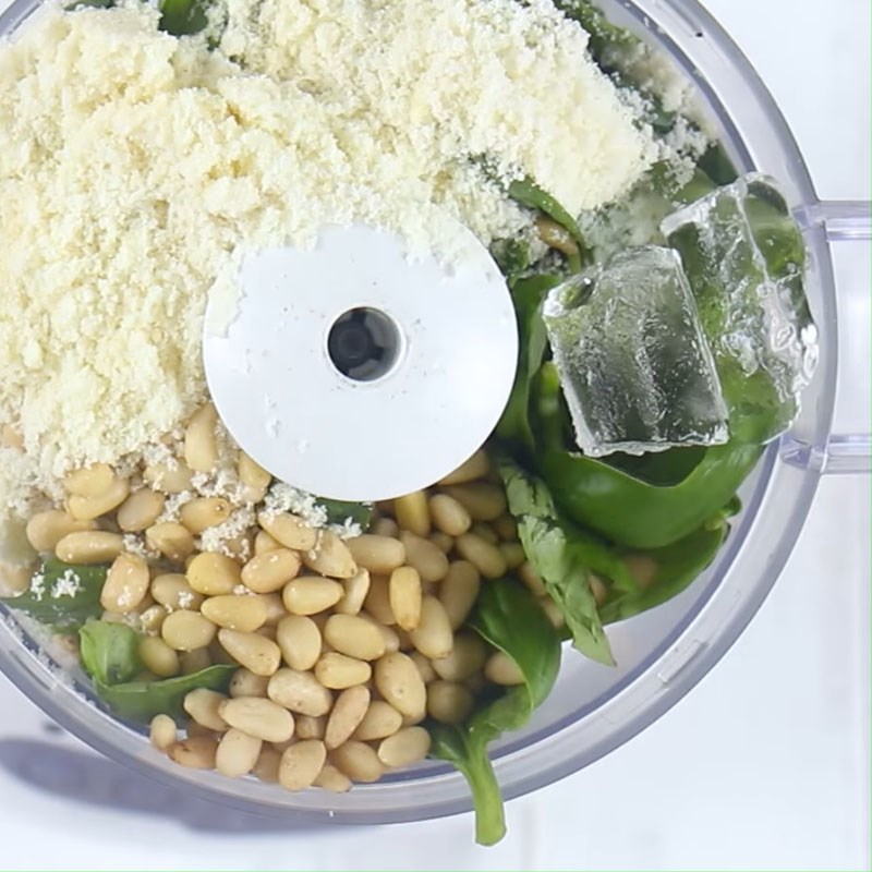 Bước 1 Làm sốt Sốt Pesto truyền thống