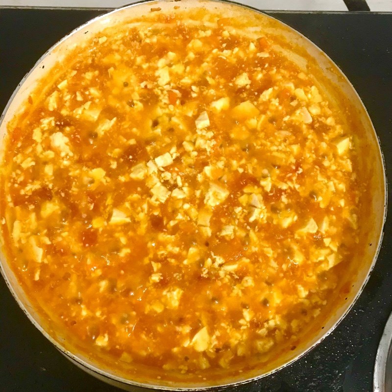 Bước 3 Làm sốt cà chua Mì Ý chay