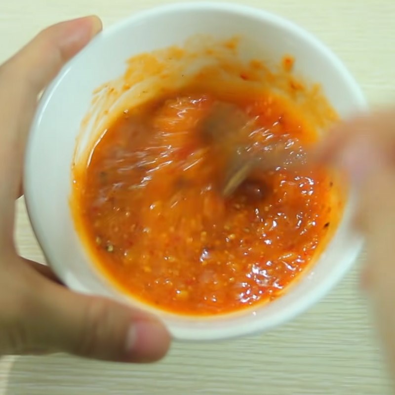 Bước 2 Làm sốt chấm Sốt tiêu đen chao