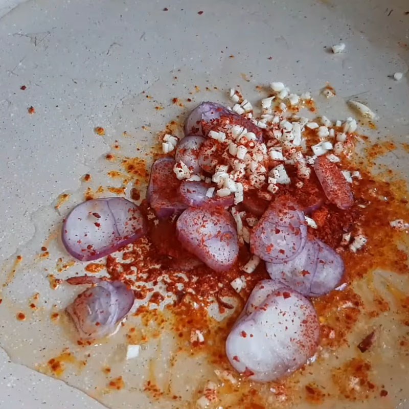 Bước 3 Làm sốt mắm Gà chiên nước mắm chay