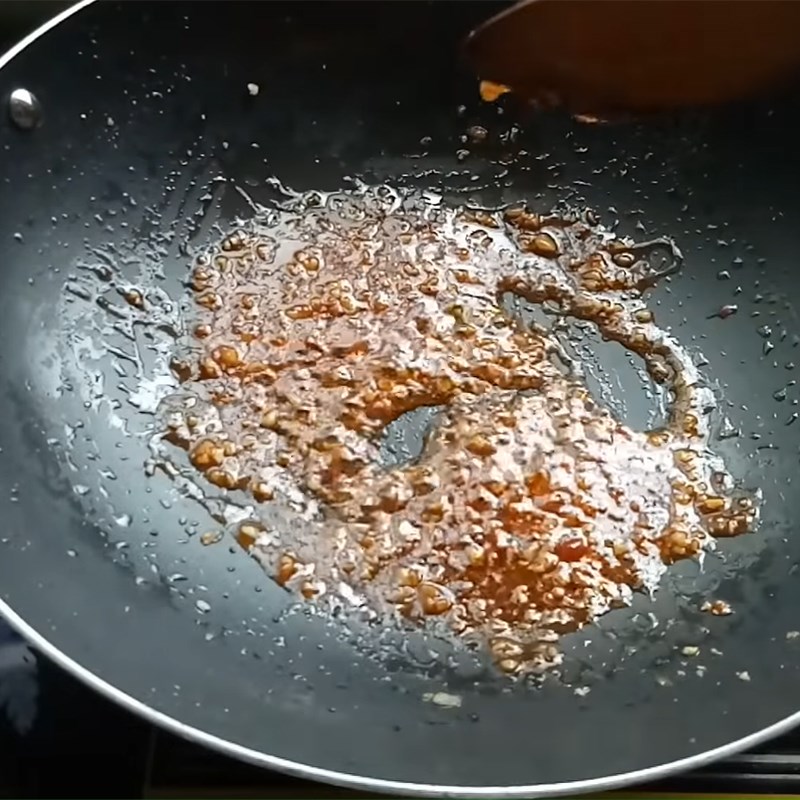 Bước 3 Làm sốt nước mắm Cá cơm chiên nước mắm