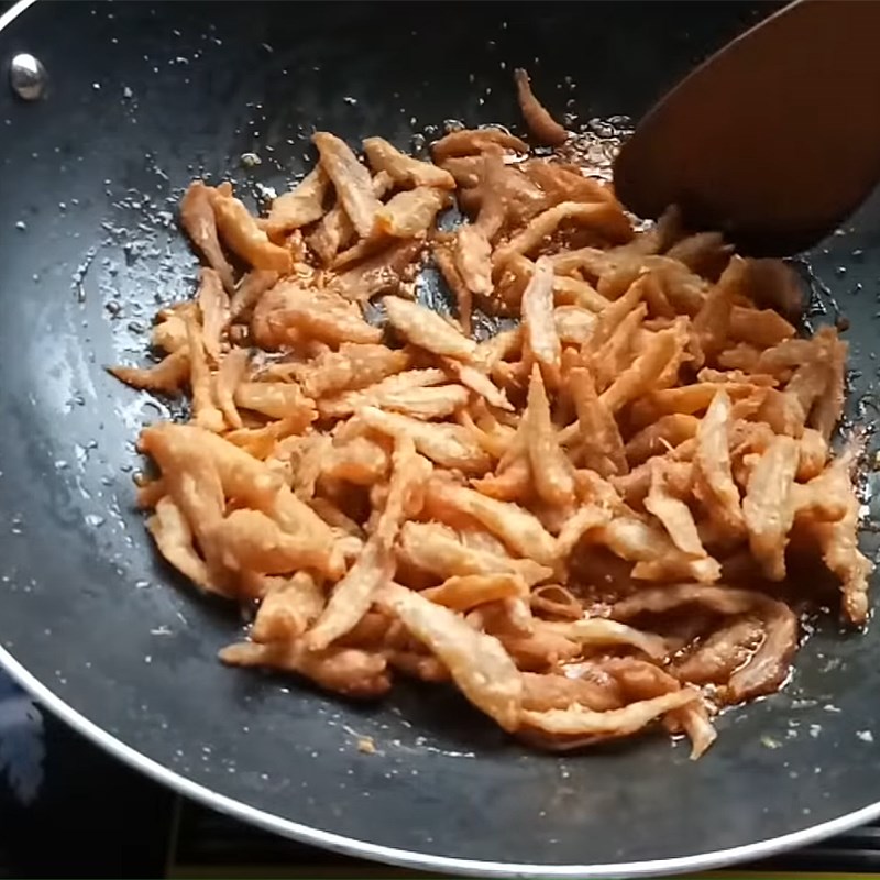 Bước 3 Làm sốt nước mắm Cá cơm chiên nước mắm